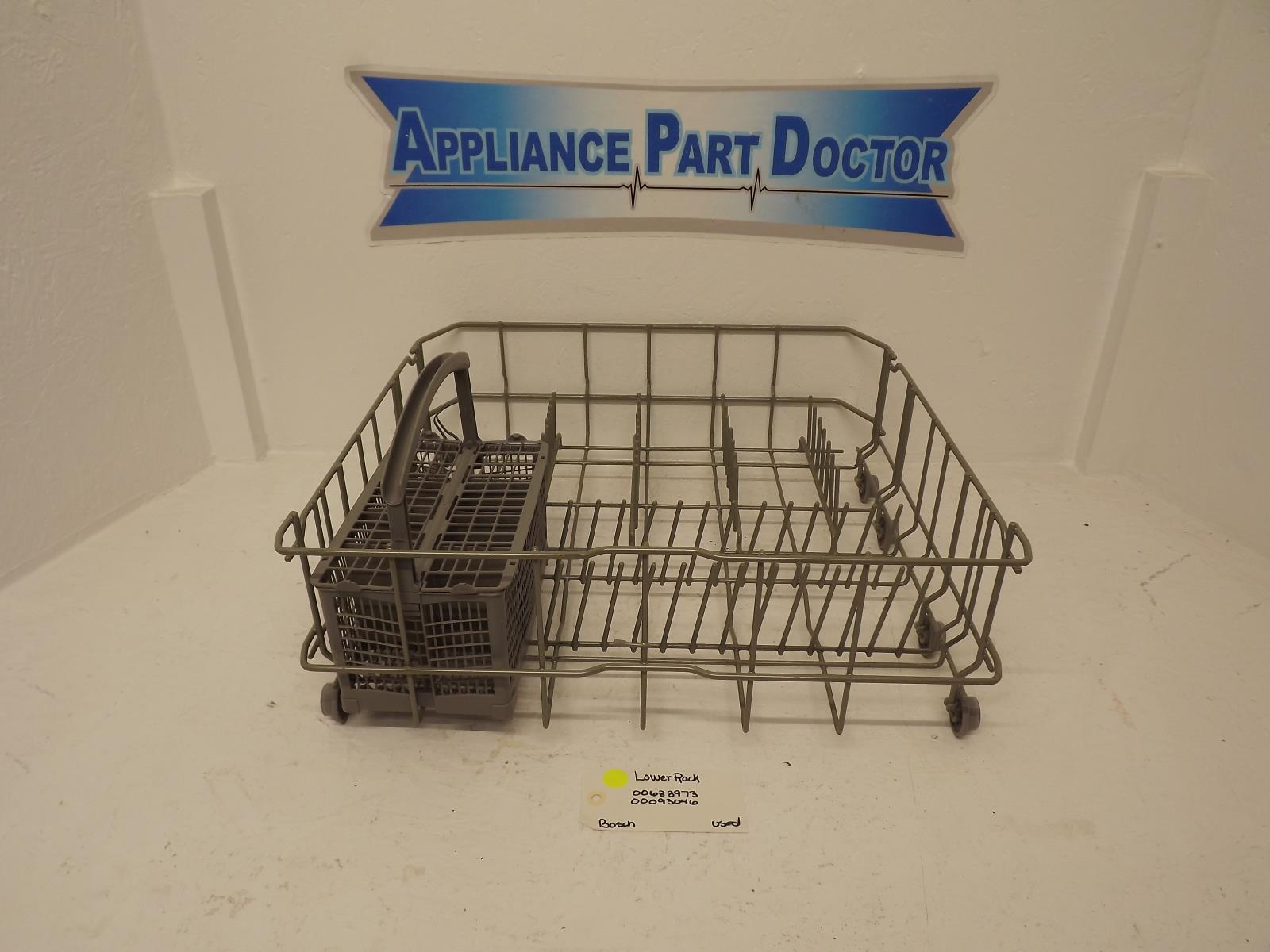 Bosch Dishwasher 00683973 00093046 Lower Rack Used Bosch Dishwasher 00683973 00093046 Lower Rack Used